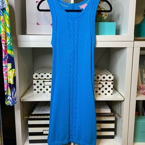 Lilly Pulitzer Teal Sweater Dress